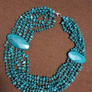 Statement necklace marked LUC 925 CN